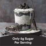 gr8nola BLACK COCO (CHARCOAL) CHIA - Healthy, Low Sugar, Vegan Bulk Granola Cereal - Made with Superfoods Chia Seeds & Activated Charcoal, Soy Free