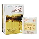 Prince of Peace Organic Jasmine Green Tea, 20 Tea Bags - 100% Organic Green Tea - Unsweetened Green Tea - Lower Caffeine Alternative to Coffee