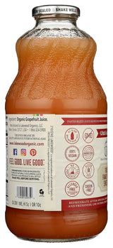 Organic Pink Grapefruit Juice (Pack of 12)