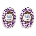 Les Anis de Flavigny French Anise Candy - Violet Flavor Hard Candy, Natural Gourmet Sweets in Classic Reusable Tin, 50g (1.75 oz) Each (Pack of 2)