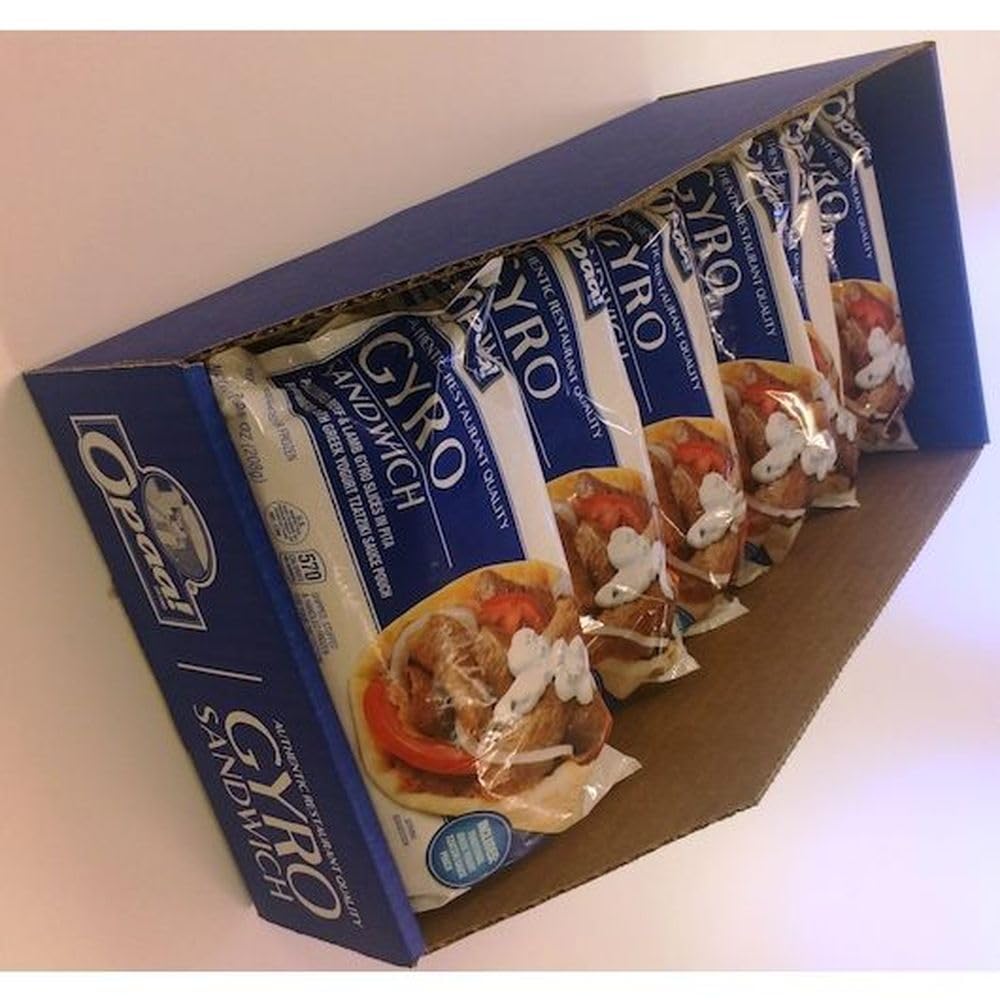 Grecian Delight Premade Gyro Sandwich -- 12 per case.