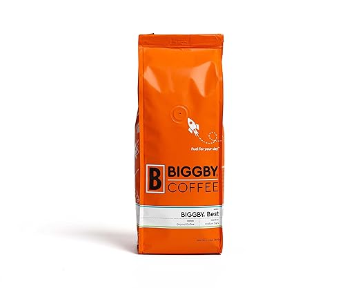 BIGGBY® Best Ground Coffee, 100% Farm-Direct, 12oz Bag, Medium Roast