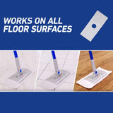 Quickie 2052225 Pad Refill for Flat Spin Wringing Bucket Floor Cleaning System, Microfiber Mop Head Only, 1-Pack, Gray