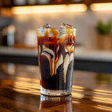 Javvy Cold Brew Coffee Concentrate Instant Coffee, Smooth Arabica Iced Coffee & Espresso Concentrate, 35 Servings, Caramel, 1 Pack