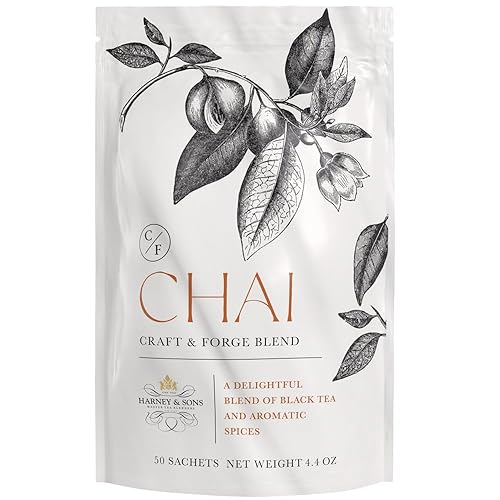Colonial Williamsburg Craft & Forge Chai Tea, by Harney & Sons, 50ct sachet