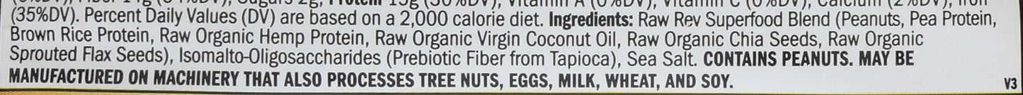 Raw Rev Creamy Peanut Butter Sea Salt Glo Bar, 1.6 OZ
