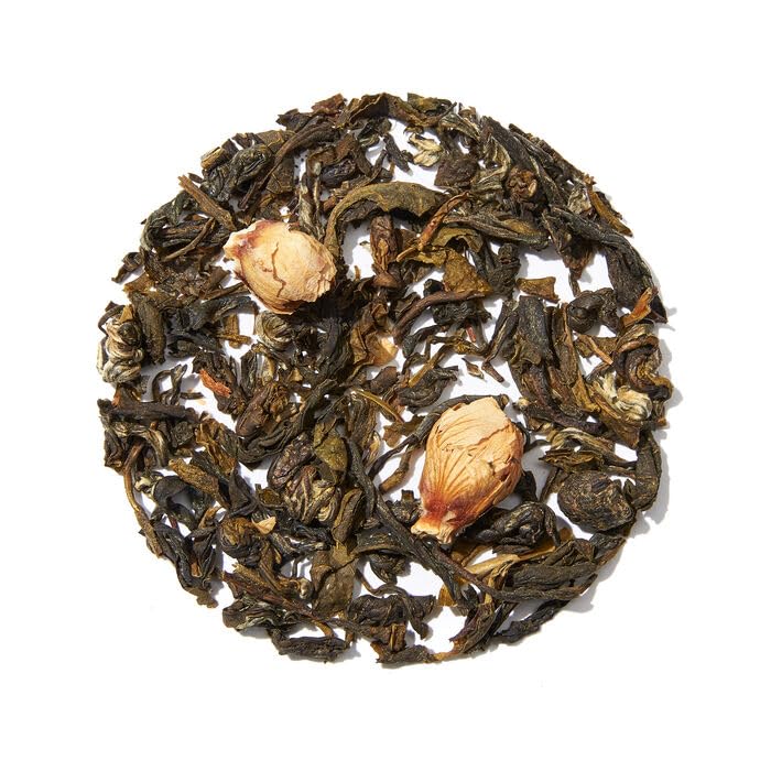 DAVIDsTEA Buddha’s Blend White Tea - Medium Caffeine Tea Bags with Jasmine Pearls & White Hibiscus - 15 Count - Delicate & Floral Fruity Tea Blend