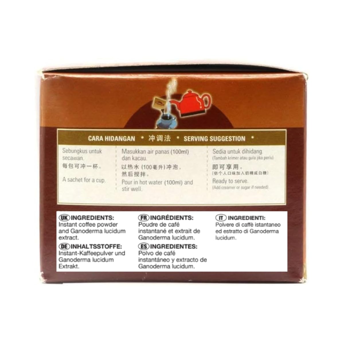 1 Box GanoCafe Excel Classic Coffee ( 30 Sachets )