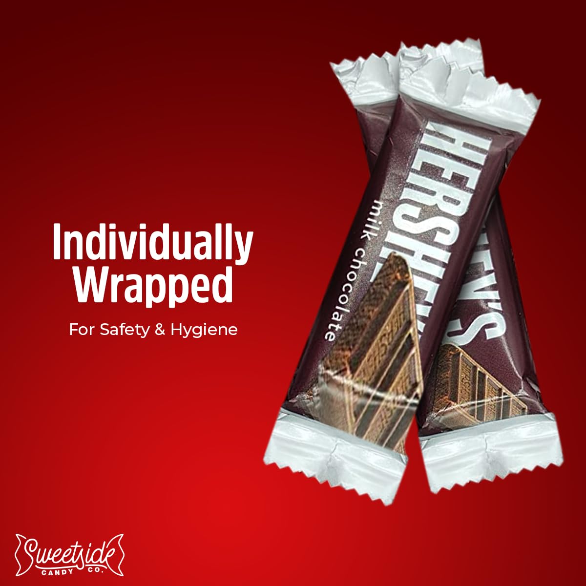 Chocolate Bars - Mini Bars Individually Wrapped Bulk Chocolate - Chocolate Bars for Party, Goodie Bag, Holidays, Valentine's - Kosher, No Gluten (Milk