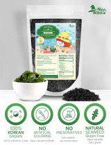 NICE WITCH'S Korean 100% Pure Dried Cut Seaweed 85g / 3oz - Baby Seaweed Flakes, Wakame, Miyeok, ????