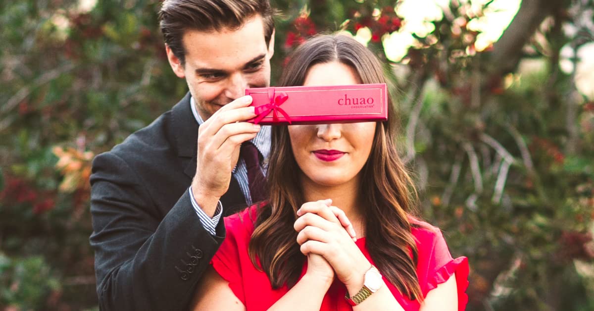 Chuao Chocolatier Chocolate Mini Gift Box | Gourmet Chocolate Assorted Bars European No Preservatives | For Gift Baskets, Christmas, Valentines Day