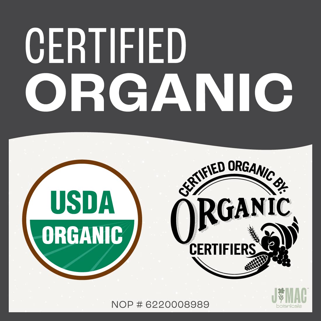 J MAC BOTANICALS Organic Rosemary Leaves (4 oz) Fresh Dried Leaf Herb, Packaged in the USA, Certified USDA Organic
