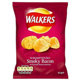 Walkers Crisps - Smoky Bacon (32.5g) - Pack of 2