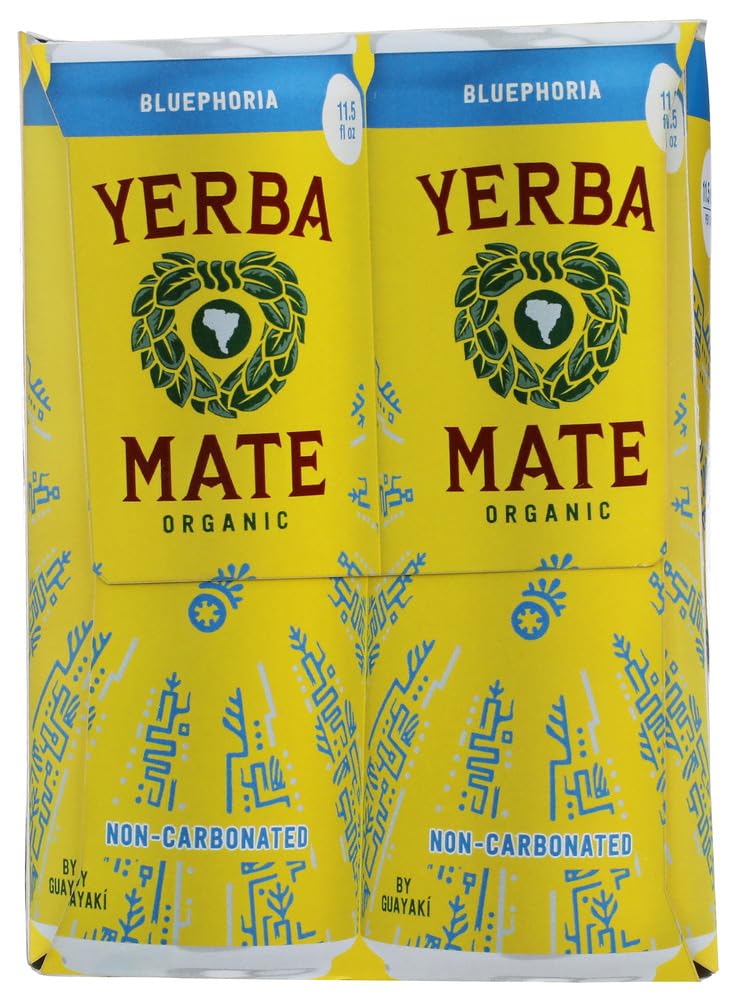 Yerba Madre Organic Bluephoria Yerba Mate 4pk, 11.5 FZ