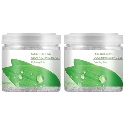 SMELLS BEGONE 14oz Crystal Odor Eliminator - Absorb & Eliminate Odors in Homes, Offices, Bathrooms, Basements, Garage, Cars, RVs & Boats - Remove