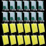Sponge Individually Wrapped, 24 PCS Small Dishwashing Scouring Pads for Kitchen Sponge Wipes for Hotel Apartments
