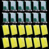 Sponge Individually Wrapped, 24 PCS Small Dishwashing Scouring Pads for Kitchen Sponge Wipes for Hotel Apartments