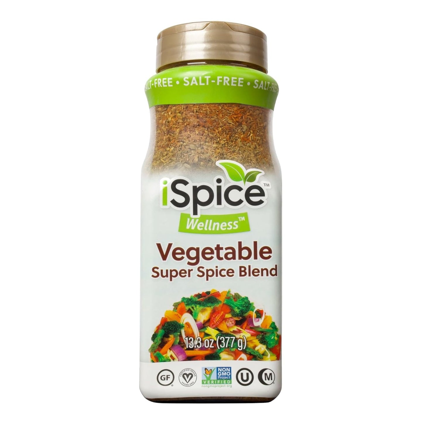 iSpice Blend| Vegetable Seasoning | 13.3 oz | Mixed Spice & Seasoning | Bulk Size | Halal | Kosher