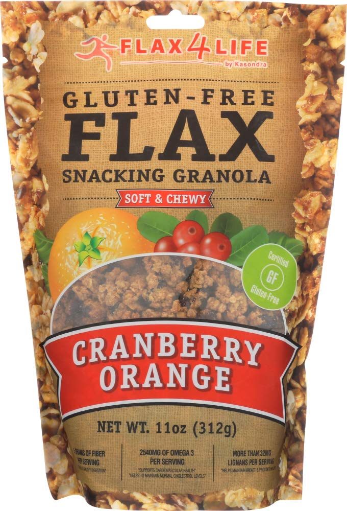 Flax4Life Granola Cranberry orange Flx G, 0.56 lb
