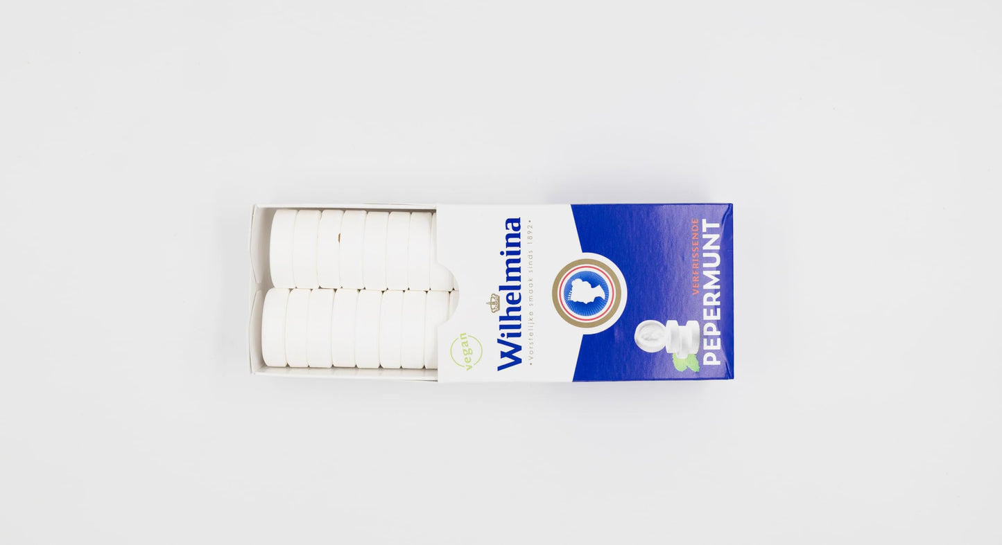 Wilhelmina Peppermints (Classic Dutch Peppermints) - 3.5oz [Pack of 3]