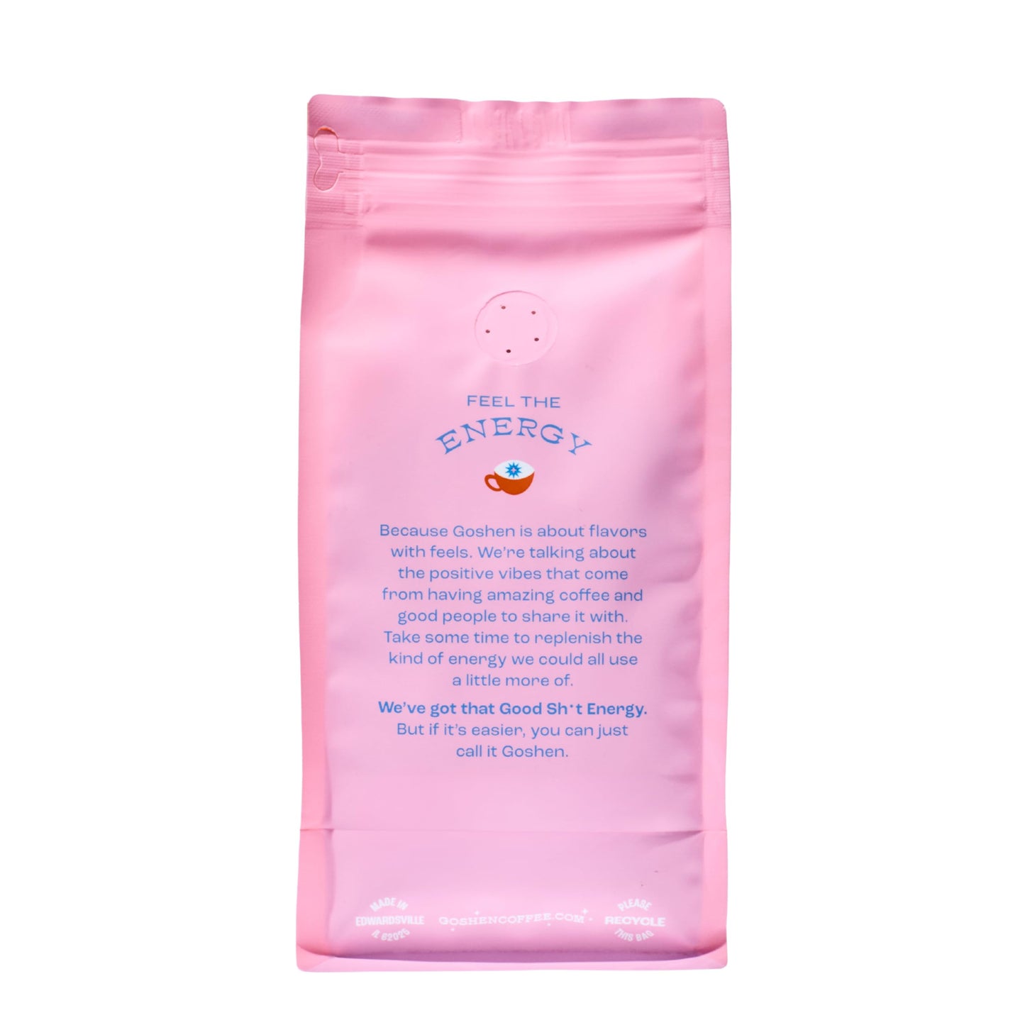 Goshen Coffee Roasters Ground Bean Bright Eyed Breakfast Blend | Light Roast, Brewed or Espresso | Award-Winning - Natural and Washed | Vibrant