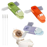 Cup Lid Cleaning Brush 3 PCS,Tumbler Lid Cleaning Brush 4-in-1,Portable,Multifunctional,for Tight Spaces, Sealed Containers,Sippy Cups