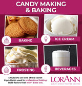 Lorann Oils Buttery Sweet Dough Bakery Emulsion: Authentic Sweet Dough Taste, Ideal for Amplifying Sweet Bready Notes in Baked Goods, Gluten-Free
