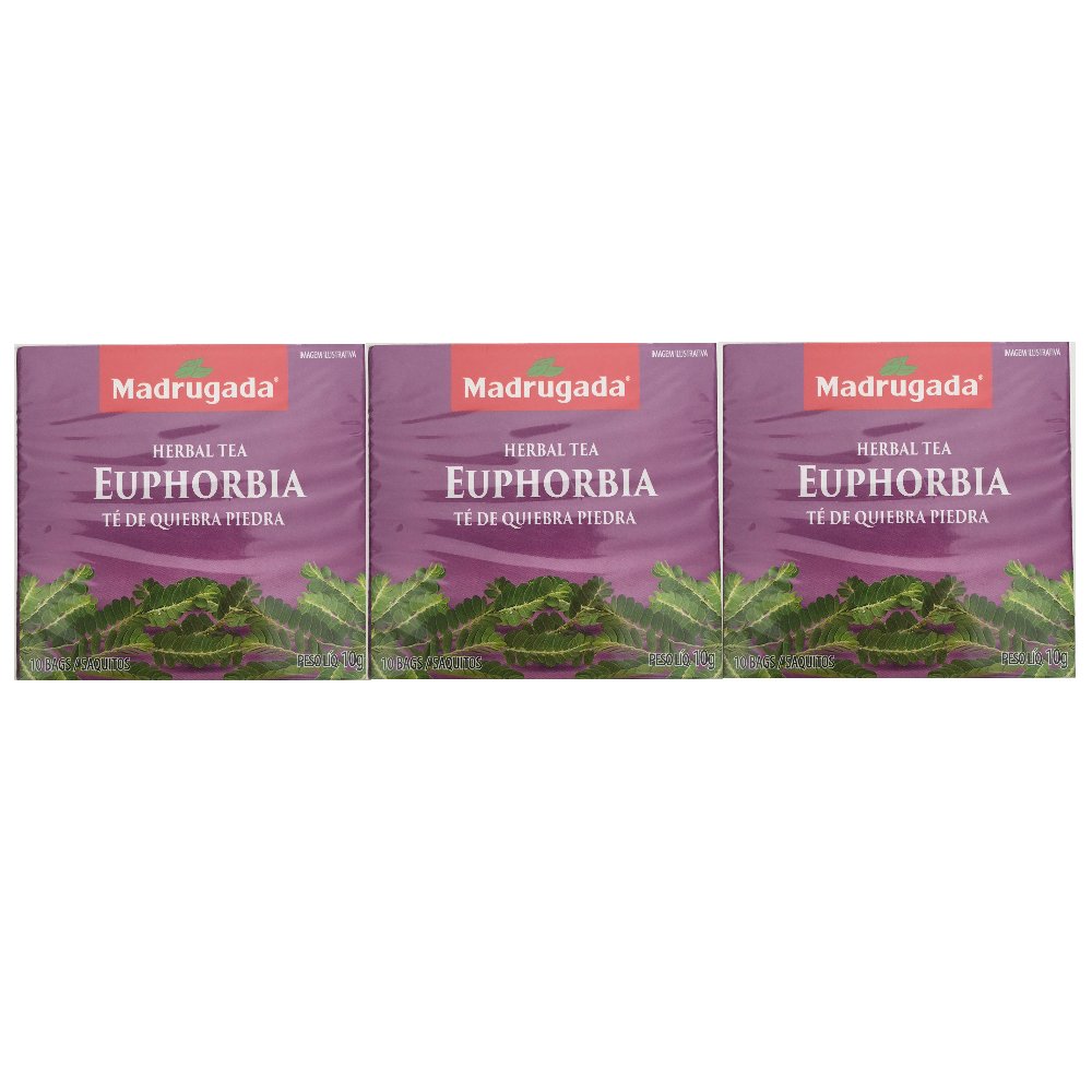 Chanca Piedra Herbal Tea - Stone Breaker Herbal Tea 3 Box Bundle (30 Tea Bags) (Packaging May Vary - Says Quebra Pedra)
