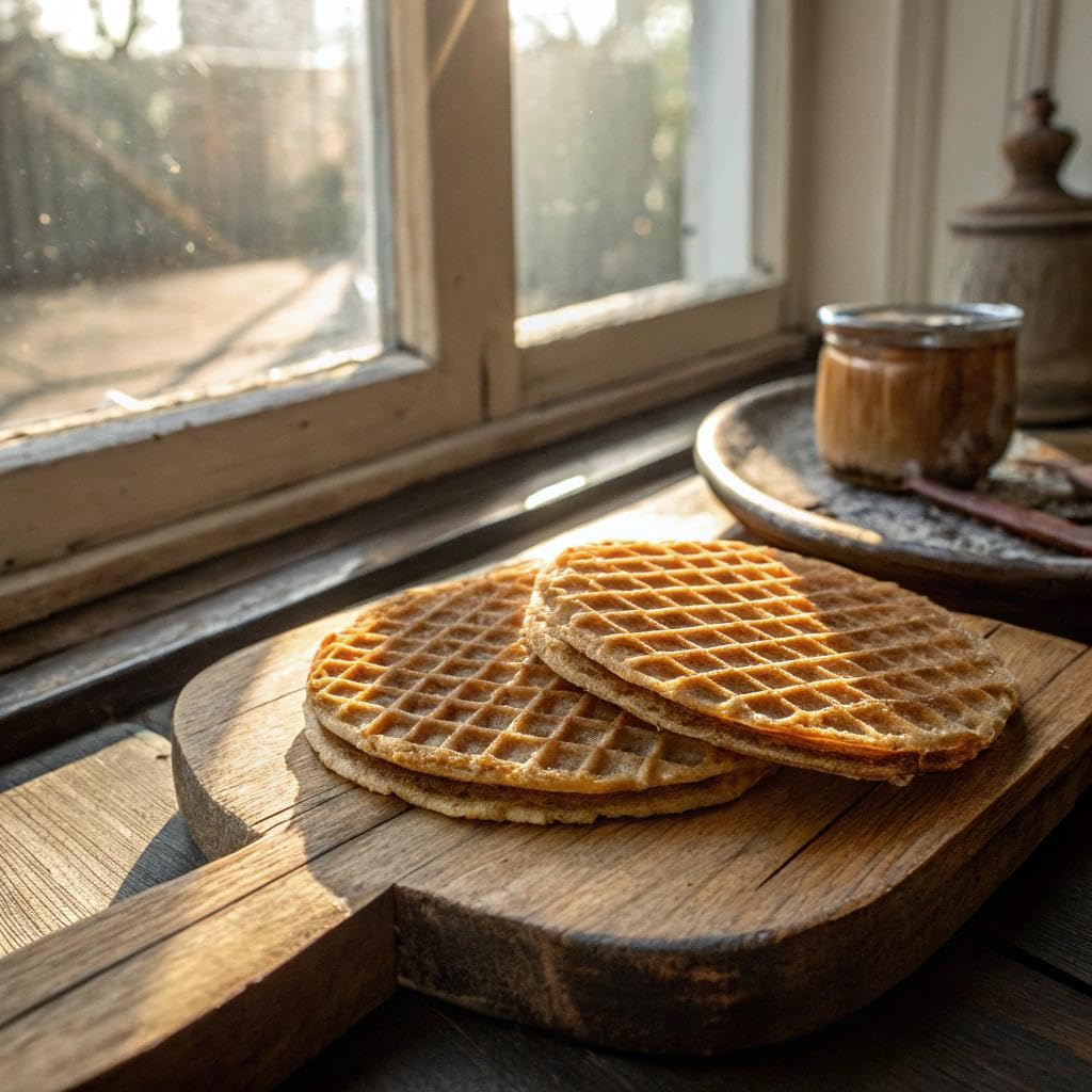 Rip Van Wafels Gluten-Free Stroopwafel - Dutch Caramel & Vanilla Stroopwafels Healthy Snacks Non-GMO Low Sugar (6g) Calorie, 12 Count