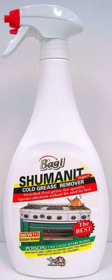 Shumanit Bagi Oven Cleaner 25Oz (750Ml) (Kosher For Passpver) Pack of (4) (39500)