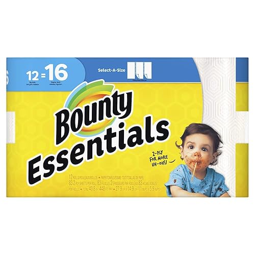Bounty Paper Towels, 12 Count of 83 Sheets Per Roll