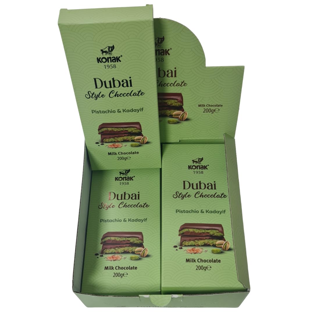 Angel Hair & Dubai Chocolate Gift Set - Premium 12-Bar of 170g and 200g Gourmet Collection | Pistachio Kataifi, Cotton Candy & Raspberry Cream Luxury