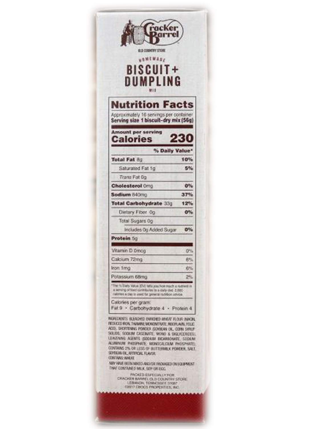 Cracker Barrel Biscuit and Dumpling Mix 2 Lbs Pack Of 2! Easy Premade Mix Makes Biscuits Or Dumplings! Delicious Homemade Southern Style Dumplings
