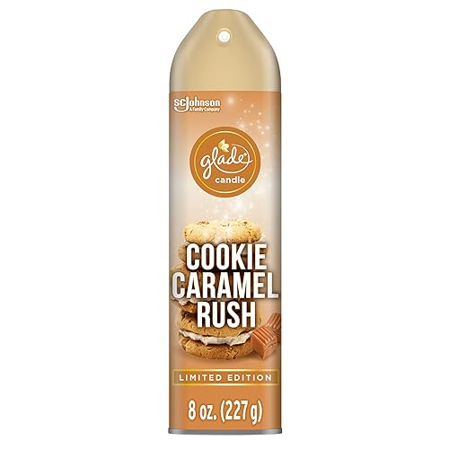 Glade Air Freshener, Room Spray, Cookie Caramel Rush, 8 Oz