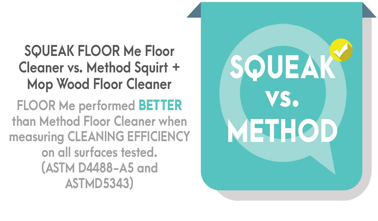 SQUEAK Floor Me Floor Cleaner - Pine, Cedar Wood and Juniper Berry (32 Fl. Oz. Bottle)