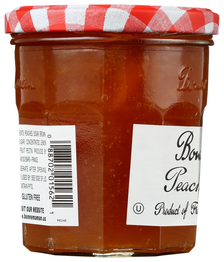 Bonne Maman Peach Preserves, 13-Ounce Jars (Pack of 6)