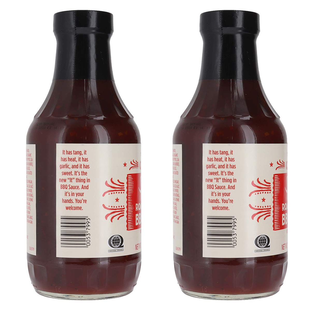 Trader Joe's Organic Sriracha and Roasted Garlic BBQ Sauce Bundle (2 Pack)