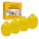 WeelenkEco Refrigerator Deodorizer - More Effective Than Baking Soda, Effectively removes stubborn refrigerator odors, Natural Gel (4 Pcs/Lemon