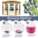 Plant Gift Blueberry Powder ???, 100% Frozen Blueberries Powder, Blue Berries Extract, Blueberry Pancake Mix Material, Meal Replacement Powder