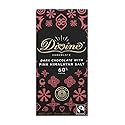Divine Chocolate Chocolate Bar Dark Pink Himalian Salt, 3 Ounce