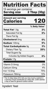 Anthony's Brewer's Yeast, 1 lb, Made in USA, Gluten Free, For Lactation Support, Unflavored, Unsweetened