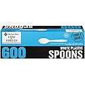 2 set - Concord Import Member S Mark White Plastic Spoons (600 Ct.) Wholesale, Cheap, Discount, Bulk, 900240