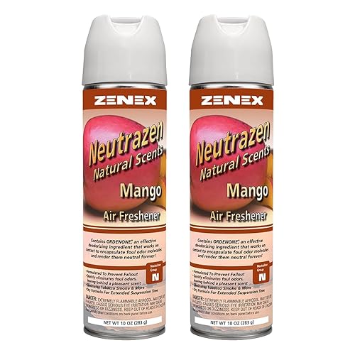 Neutrazen Natural Scents Air Freshener | Air Sanitizer Spray | Odor Neutralizer with Ordenone® Technology (Mango Scent)