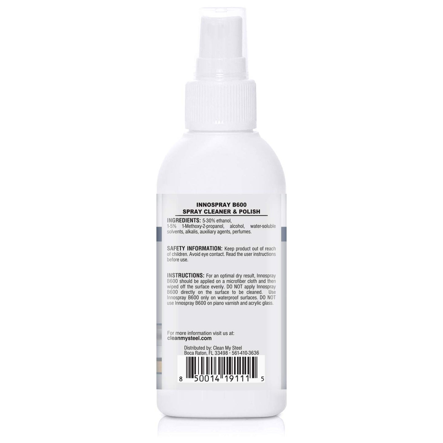 CLEAN MY STEEL Stainless Steel Cleaner 4 Fl Oz