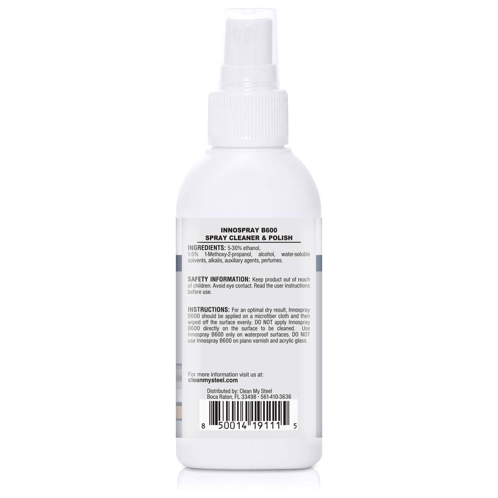 CLEAN MY STEEL Stainless Steel Cleaner 4 Fl Oz