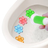Simple Life Toilet Gel Stamp - Fresh Flower Scent, Anti-Limescale Toilet Cleaner Gel, Deodorizing & Long-Lasting Freshness, 32 Stamps Variety Pack