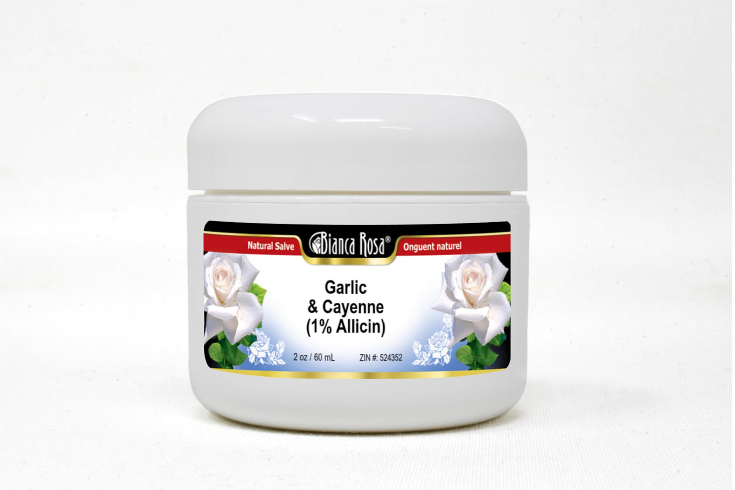 Bianca Rosa Garlic & Cayenne (1% Allicin) Salve (2 oz, ZIN: 524352) - 3 Pack