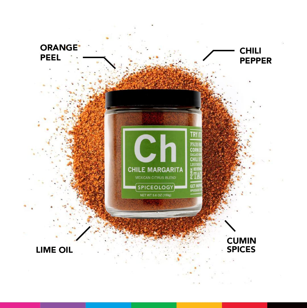 Spiceology - Chile Margarita Mexican Citrus Spice Blend - Chili Lime Taco Seasoning - Use On: Tacos, Black Beans, Chicken, Steak, Fish, Rice Chili
