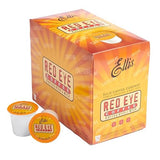 Ellis Coffee - Red Eye - Double Caffeinated Dark Roast - Single Serve Coffee Pods - For Use in Most K-cups and Keurig 2.0 Brewers - 24 Coffee Pods
