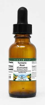Turmeric Root (Curcuma) Glycerite Liquid Extract (1:5) - Strawberry Flavored (1 oz, ZIN: 523407) - 3 Pack